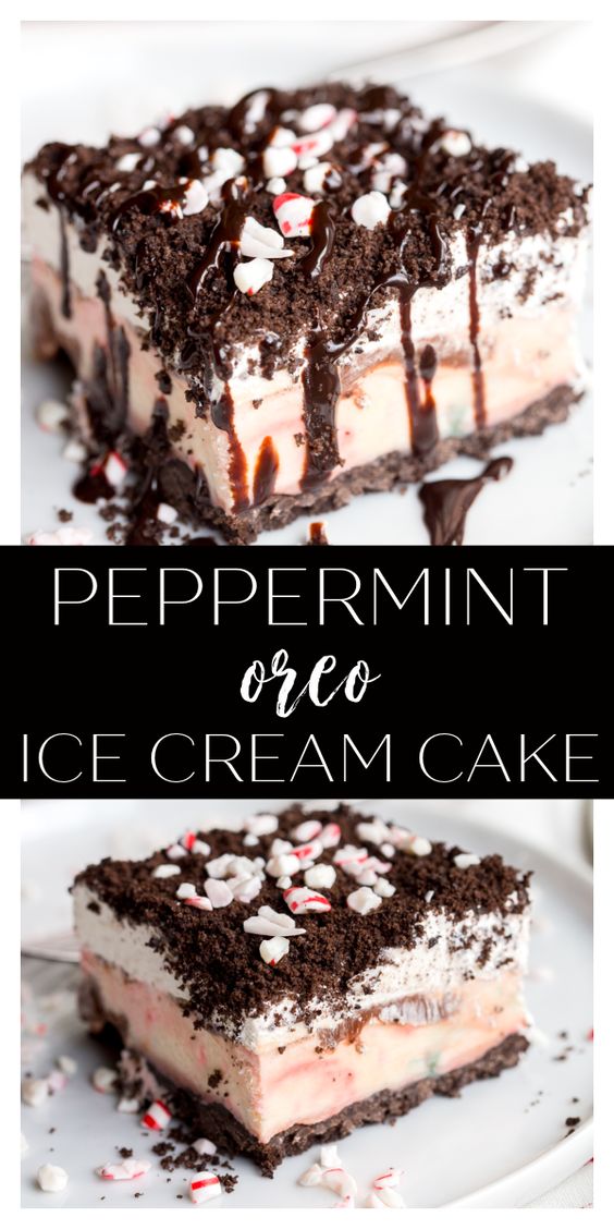 Peppermint-Oreo-Ice-Cream-Cake