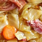 Leftover Ham Bone Soup with Potatoes and Cabbage