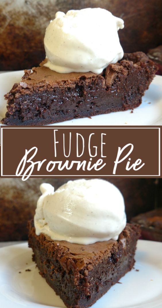 Fudge-Brownie-Pie