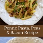 Penne Pasta, Peas And Bacon