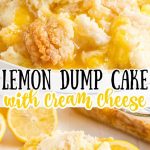 Lemon Dump Cake (with Cream Cheese)