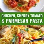 Chicken With Cherry Tomatoes And Basil Pasta