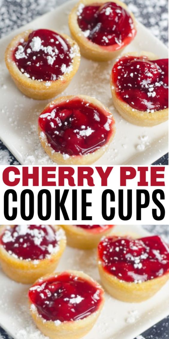 Cherry-Pie-Cookie-Cups