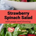 Strawberry Spinach Salad with Almonds