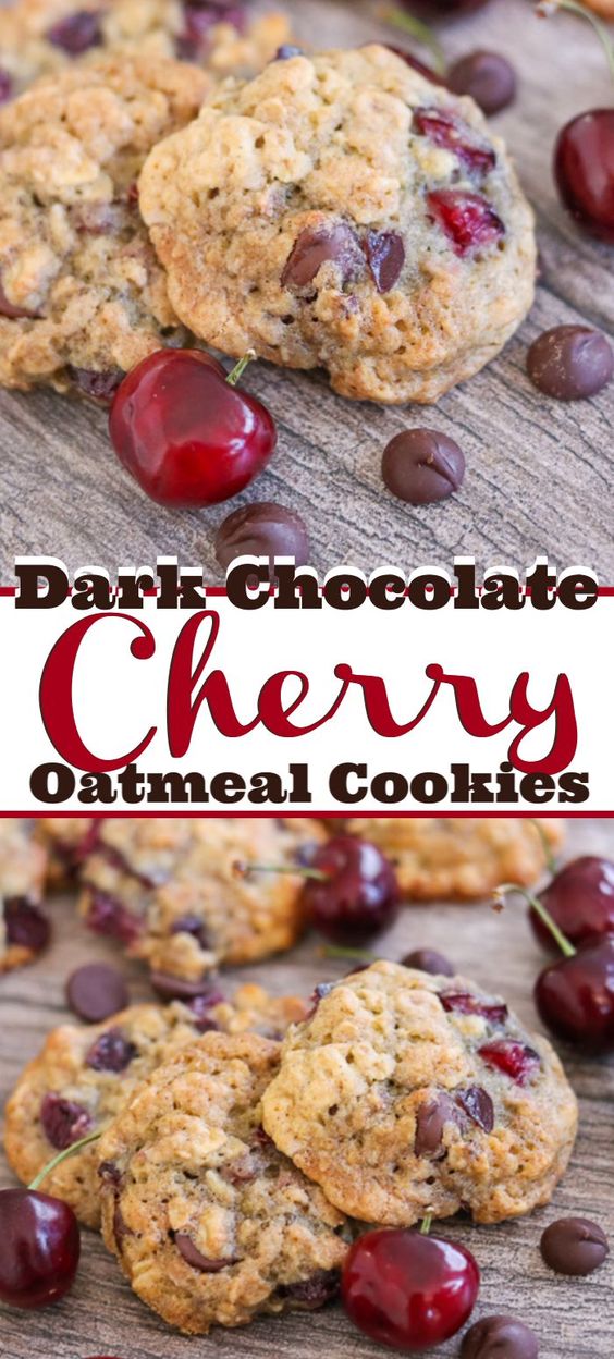 Dark-Chocolate-Cherry-Oatmeal-Cookies