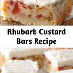 Rhubarb Custard Bars Recipe