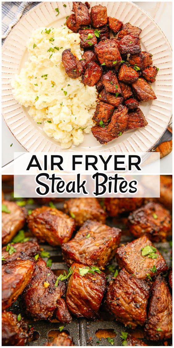 Air-Fryer-Steak-Bites