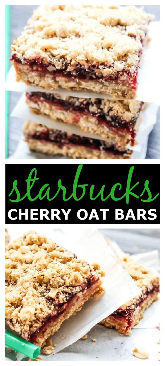 Copycat-Starbucks-Michigan-Cherry-Oat-Bars