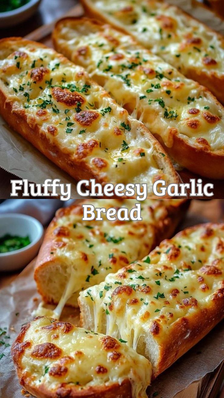 Ultimate Fluffy Cheesy Garlic Bread Recipe