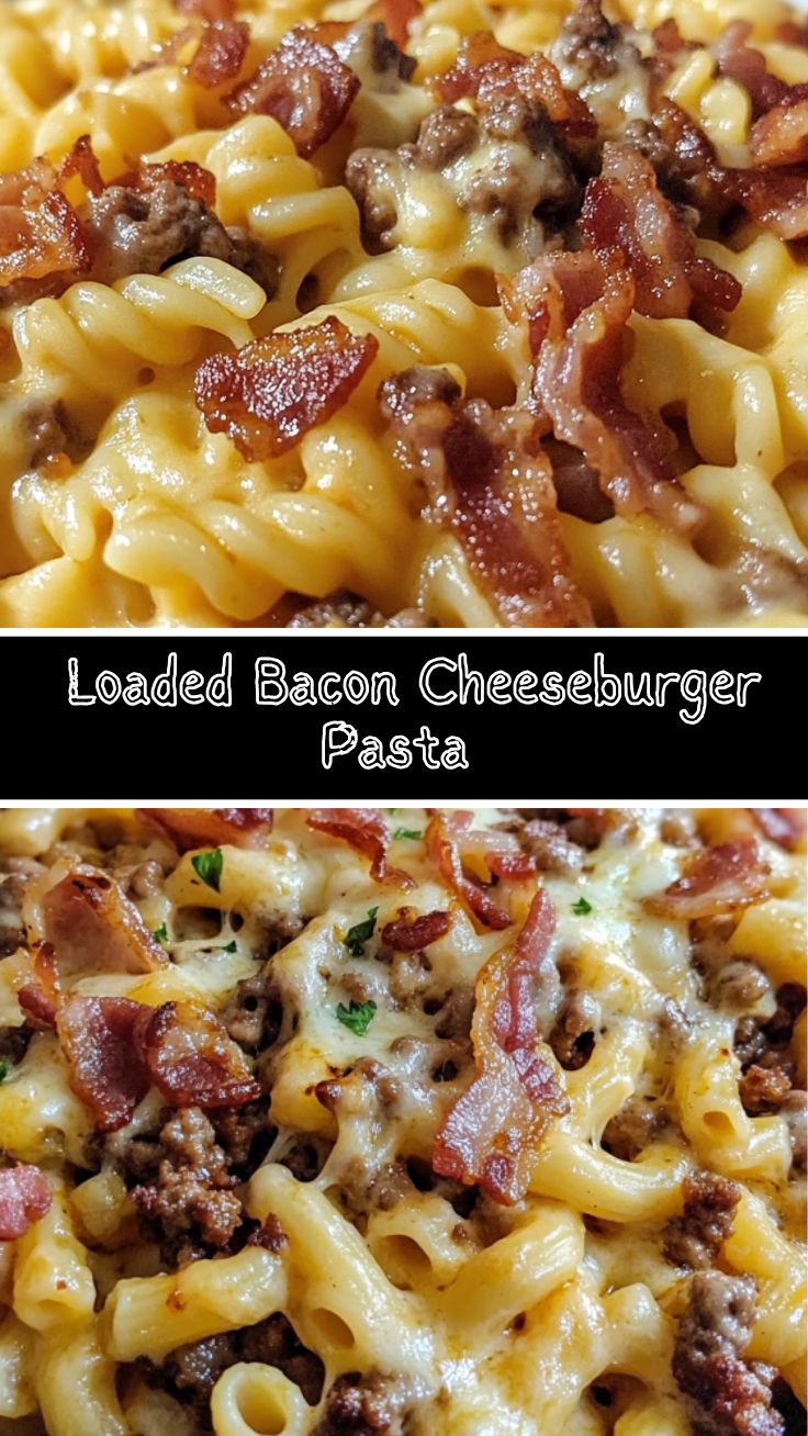 Loaded Bacon Cheeseburger Pasta