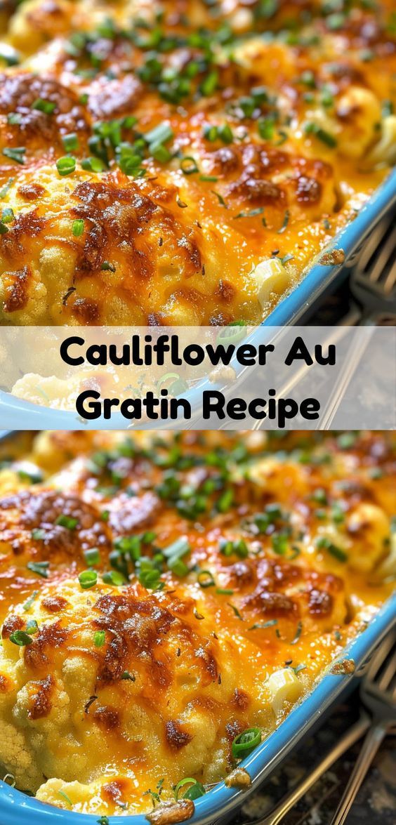 CAULIFLOWER AU GRATIN RECIPE