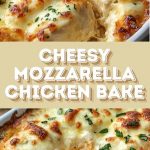 Cheesy Mozzarella Chicken Bake