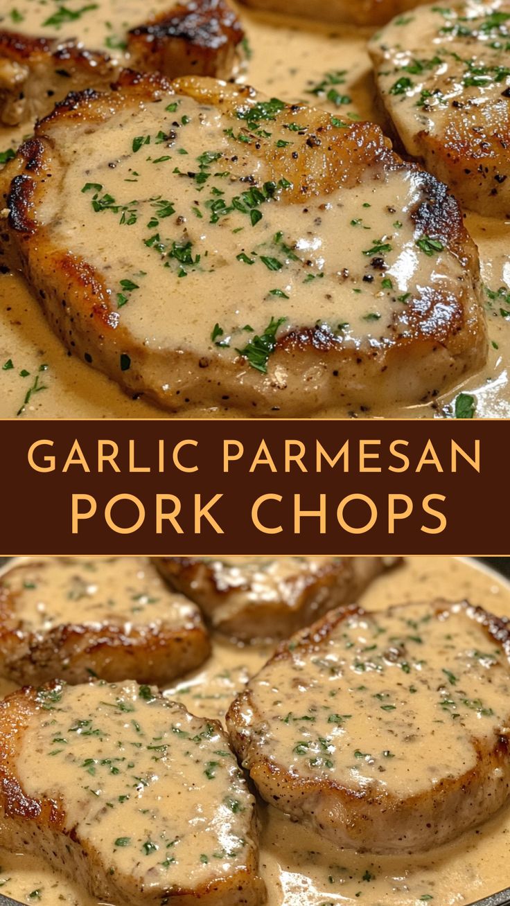 Garlic Parmesan Pork Chops