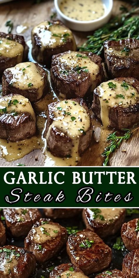 Garlic Butter Steak Bites