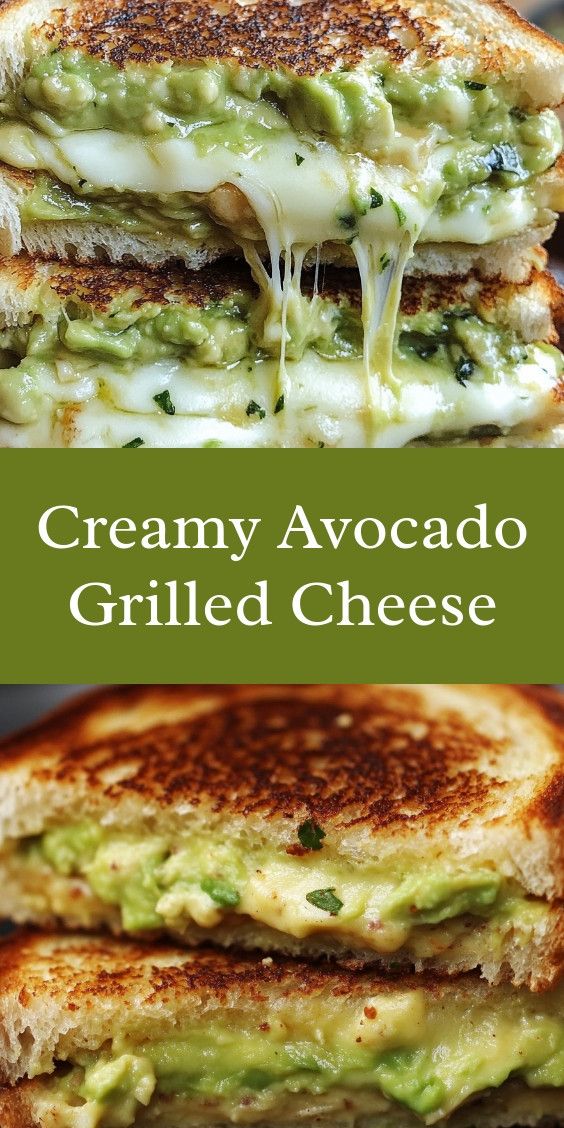 Crispy grilled sandwich with melted cheese and avocado, served on a wooden board with a slight smoke.