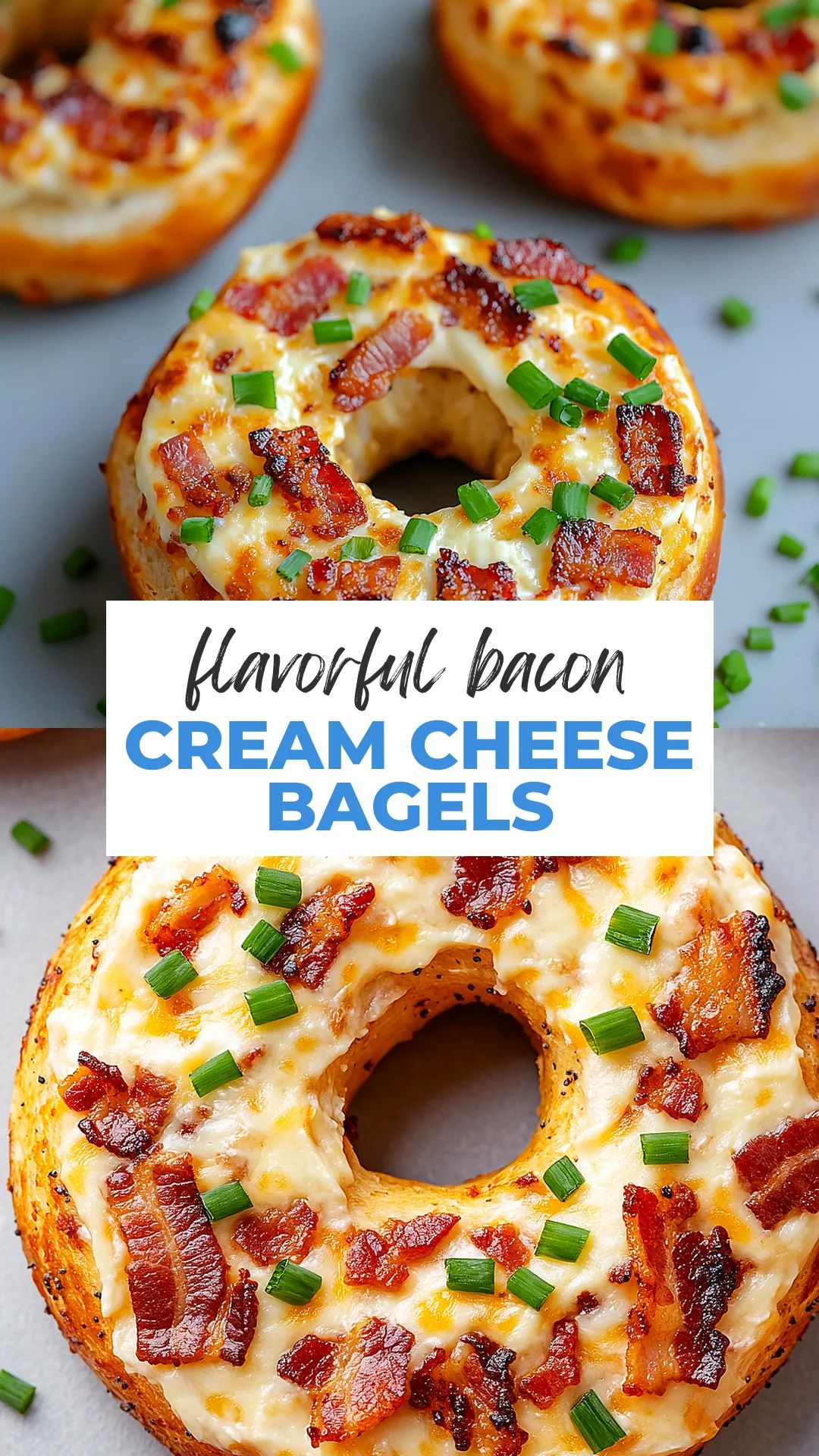 Spicy donuts with crispy bacon and creamy cream cheese filling, served on a wooden board - golden pastries with a fragrant and satisfying character.