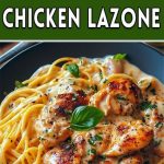Golden-crusted chicken lazon, served with a side salad and fresh herbs on a white plate.