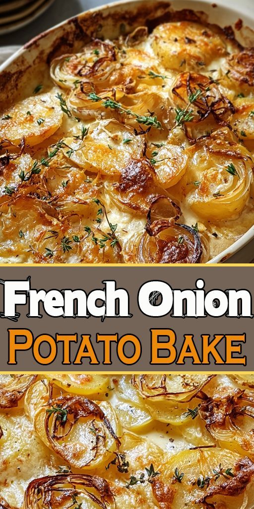 fragrant potato baking with a golden crust and onion, cut into portioned pieces on a wooden board.