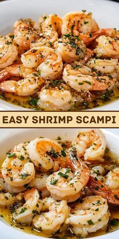 Langoustine shrimp and red lobster served on a plate with butter sauce and lemon.