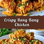 Crispy chicken with a golden crust, served on a plate.