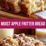 Homemade apple fritters for breakfas