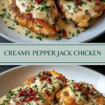 Creamy Chicken with Cheese (Close-up)